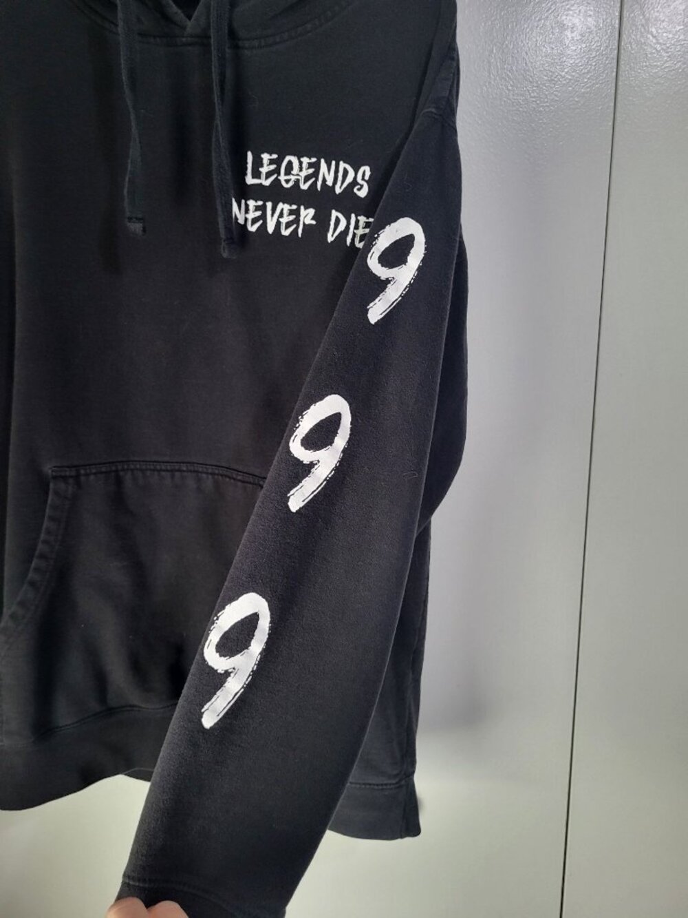 Juice Wrld 999 Independent Trading Mens L Hoodie Legends Never Die Moonlight - Picture 3 of 9